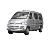 Modellino Realistico Auto 1:24 Per Il Furgone Wuling Hongguang Simulazione Modello Auto In Lega Metallica Suono Luce Tirare Indietro Collezione Modellini Di Veicoli A Motore In Scala(Silver)