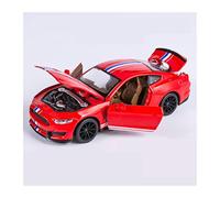 Modellino Realistico Auto 1 32 for Mustang Shelby GT350 Modello Di Auto In Lega Giocattolo Modello Di Auto Modificato Con Flash Back Force Regalo Giocattolo for Bambini(Rosso)