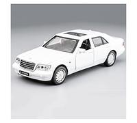 Modellino Realistico Auto 1 32 Per Benz Modello Auto In Lega S-W140 Testa Di Tigre Ben Auto Giocattolo Per Bambini Tirare Indietro Porta Modello Di Auto Di Simulazione(2)