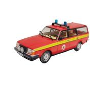 Modellino Realistico Auto 1:43 Per La Collezione Di Modelli Di Auto Della Polizia Volvo 240 Ornamenti Mini Vehicle Hobby Collection