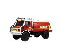 Modellino Realistico Auto 1:43 Per Mercedes-Benz Unimog U5023 CCF 6000 Modello Di Camion Fuoristrada Antincendio Rosso Collezione Classica