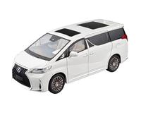 Modellino Realistico Auto 27 Cm 1:18 For Lexus LM300, Auto Aziendale Di Lusso, Modello In Scala Di Simulazione, Collezione Di Veicoli A Retrocarica Modellini Di Veicoli A Motore In Scala(White)