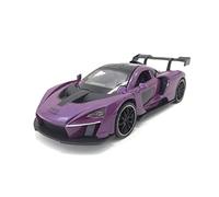 Modellino Realistico Auto For La McLaren. Senna 1 32. Diecast Ley Sport Auto Modello Sound Light Tirare Indietro Veicoli Veicoli Collezione Gifting Bambini(Purple)