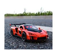 Modellino Realistico Auto For La McLaren. Senna 1 32. Diecast Ley Sport Auto Modello Sound Light Tirare Indietro Veicoli Veicoli Collezione Gifting Bambini(Arancia)
