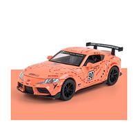 Modellino Realistico Auto For Toyota Supra GT4 1 32 Lega Diecas Racing Car Modello Modello Miniature Metal Vehicle Adult Collection Regali(Rosa)
