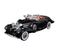 Modellino Realistico Auto Modellino Di Auto Classica Retrò Pressofusa Da 29 Cm, Scala 1:18, For Mercedes-Benz 500K, Mini Veicoli A Motore, Ornamenti Modellini Di Veicoli A Motore In Scala(Black)