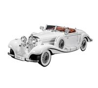 Modellino Realistico Auto Modellino Di Auto Classica Retrò Pressofusa Da 29 Cm, Scala 1:18, For Mercedes-Benz 500K, Mini Veicoli A Motore, Ornamenti Modellini Di Veicoli A Motore In Scala(White)