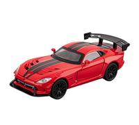 Modellino Realistico Auto Modellino Di Auto In Miniatura In Scala 15 Cm, Scala 1/32, For Dodge Viper Muscle Sports Car, Veicoli A Motore Pressofusi Modellini Di Veicoli A Motore In Scala(Red)
