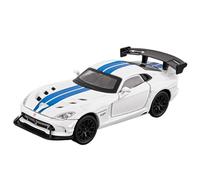 Modellino Realistico Auto Modellino Di Auto In Miniatura In Scala 15 Cm, Scala 1/32, For Dodge Viper Muscle Sports Car, Veicoli A Motore Pressofusi Modellini Di Veicoli A Motore In Scala(White)