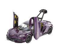 Modellino Realistico Auto Modellino Di Auto Pressofuso Da 15 Cm, Replica 1/24 For Koenigsegg Gemini Black Supercar, Collezione Di Veicoli In Scala Modellini Di Veicoli A Motore In Scala(Purple)