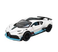 Modellino Realistico Auto Modellino Di Auto Pressofuso Da 19 Cm, Replica In Scala 1/24 For Bugatti DIVO Supercar Argento Collezione Di Veicoli In Scala Modellini Di Veicoli A Motore In Scala(White)