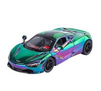 Modellino Realistico Auto Modellino In Lega Di Simulazione Di Veicoli Pressofusi In Scala 15 Cm Scala 1/32 Auto Da Collezione For McLaren 720S Supercar Modellini Di Veicoli A Motore In Scala(Purple)