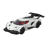 Modellino Realistico Auto Modello Di Auto Finito In Scala 15 Cm 1/32 For Apollo IE Supercar Die Cast, Veicoli Fuoristrada Con Meccanismo Pull-back Modellini Di Veicoli A Motore In Scala(White)