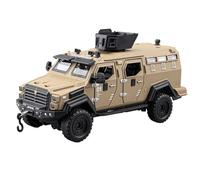 Modellino Realistico Auto Modello Di Auto Militare 18 Cm Scala 1/32 Veicolo Blindato Con Denti A Sciabola Della Polizia Cinese Veicolo Antideflagrante Modellini Di Veicoli A Motore In Scala(Yellow)