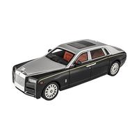 Modellino Realistico Auto Modello di Auto Pressofusa in Lega in Scala 1:18 for Rolls-Royce Phantom Veicolo Simulazione Statico in Metallo Squisito Modellini di Veicoli A Motore in Scala(Black)