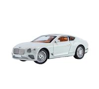 Modellino Realistico Auto Modello Di Auto Pressofusa In Lega In Scala 1:24 For Bentley Continental GT Decorazioni Da Tavolo In Miniatura For La Collezione Modellini Di Veicoli A Motore In Scala(White)