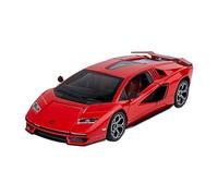 Modellino Realistico Auto Modello Di Auto Pressofusa In Lega In Scala 1:24 Per Lamborghini Countach LPI 800-4 Replica In Metallo Per Hobby Da Collezione Modellini Di Veicoli A Motore In Scala(Red)