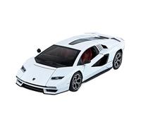 Modellino Realistico Auto Modello Di Auto Pressofusa In Lega In Scala 1:24 Per Lamborghini Countach LPI 800-4 Replica In Metallo Per Hobby Da Collezione Modellini Di Veicoli A Motore In Scala(White)