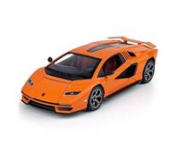 Modellino Realistico Auto Modello Di Auto Pressofusa In Lega In Scala 1:24 Per Lamborghini Countach LPI 800-4 Replica In Metallo Per Hobby Da Collezione Modellini Di Veicoli A Motore In Scala(Orange)