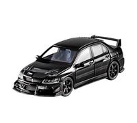 Modellino Realistico Auto Modello Di Auto Pressofusa In Lega In Scala 1:32 Per Mitsubishi Lancer Evolution EVO Ornamento Da Tavolo Per Veicolo Simulato Modellini Di Veicoli A Motore In Scala(Black)