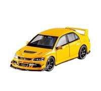 Modellino Realistico Auto Modello Di Auto Pressofusa In Lega In Scala 1:32 Per Mitsubishi Lancer Evolution EVO Ornamento Da Tavolo Per Veicolo Simulato Modellini Di Veicoli A Motore In Scala(White)