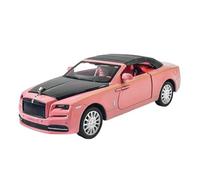 Modellino Realistico Auto Modello di Auto Statica in Miniatura Pressofusa in Lega in Scala 1:32 per Ornamenti Souvenir in Metallo for Rolls Royce Dawn Modellini di Veicoli A Motore in Scala(Red2)