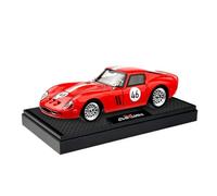 Modellino Realistico Auto Modello Di Simulazione Pressofuso In Lega Metallo In Scala 1:32 For Ferrari 250 GTO Veicoli In Miniatura Statici Decorazione Modellini Di Veicoli A Motore In Scala(Red)