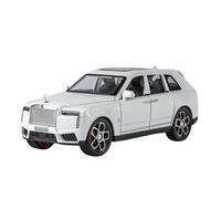 Modellino Realistico Auto Modello Di Simulazione Pressofuso In Lega Metallo Scala 1:32 For Rolls-Royce Cullinan Veicoli In Miniatura Statici Decorazione Modellini Di Veicoli A Motore In Scala(White)