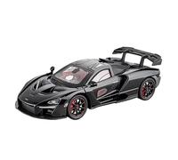 Modellino Realistico Auto Modello Di Veicolo Pressofuso In Lega Metallo In Scala 1:24 For Decorazioni Da Scrivania Simulate For Souvenir For Mclaren Senna Modellini Di Veicoli A Motore In Scala(Black)