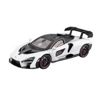 Modellino Realistico Auto Modello Di Veicolo Pressofuso In Lega Metallo In Scala 1:24 For Decorazioni Da Scrivania Simulate For Souvenir For Mclaren Senna Modellini Di Veicoli A Motore In Scala(White)