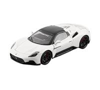 Modellino Realistico Auto Modello Di Veicolo Pressofuso In Lega Metallo In Scala 1:24 For Maserati MC20 Decorazioni Da Scrivania Simulate Come Souvenir Modellini Di Veicoli A Motore In Scala(White)