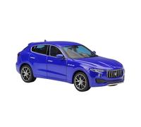 Modellino Realistico Auto Modello Di Veicolo Pressofuso In Lega Simulata In Scala 1:24 For Ornamenti Souvenir Di Lusso In Miniatura For Maserati Levante Modellini Di Veicoli A Motore In Scala(Blue)