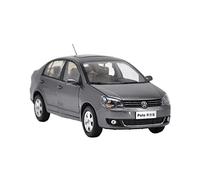 Modellino Realistico Auto Original factory 1 18 Volkswagen VW NEW Polo Jinqu Gray Sedan classic toy models for Birthday/christmas gifts, collection(Argento)