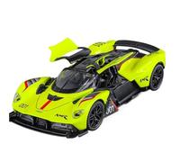 Modellino Realistico Auto Ornamenti For Veicoli Pressofusi In Scala 15 Cm, Scala 1/32 Modello Di Supercar For Aston Martin Valkyrie Collezione Raffinata Modellini Di Veicoli A Motore In Scala(Green)