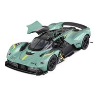 Modellino Realistico Auto Ornamenti For Veicoli Pressofusi In Scala 15 Cm, Scala 1/32 Modello Di Supercar For Aston Martin Valkyrie Collezione Raffinata Modellini Di Veicoli A Motore In Scala(Green b)