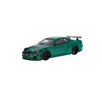 Modellino Realistico Auto Ornamenti Per Modellini Auto Lega Di Fibra Carbonio Elettroliticamente Placcati Scala 1:64 Per Nissan GTR R34 Z-Tune TT