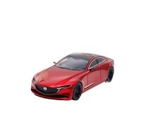 Modellino Realistico Auto Ornamenti Per Modellini Di Auto In Lega A Due Porte Modello Mazda RX-VISION Coupe Scala 1:64(Red)