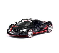 Modellino Realistico Auto Per McLaren P1 GTR 1 32 Pressofuso Lega Modello Auto Miniatura Tirare Indietro Veicolo Metallo Bambini Giocattoli Natale(Nero)