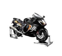 Modellino Realistico Moto Scala Modello Motocicletta Elettrica Giocattolo Lega Dinamica Suzuki Hayabusa 1:6 Veicoli Corsa Regalo Con Vernice Spray Grandi Dimensioni Regalo Ragazze Ragazzi(Nero)