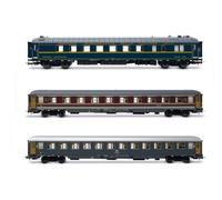 MODELLINO RIVAROSSI FS 3 CARROZZE RISTORANTE 1A 2A CLASSE ALPEN-EXPRESS EP.IVb