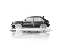 Modellino Sagoma Incisa Auto Lancia HF Delta Integrale in Acciaio Inox