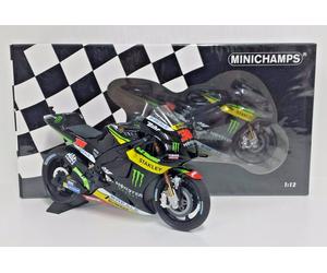 MODELLINO SCALA 1:12 MINICHAMPS YAMAHA M1 SMITH MOTOGP 2016 DIE CAST MODELLISMO