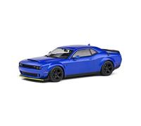 MODELLINO SCALA COMPATIBILE CON DODGE CHALLENGER SRT COUPE 2018 BLUE 1:43 SOLIDO SL4310305