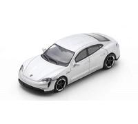 MODELLINO SCALA COMPATIBILE CON PORSCHE TAYCAN TURBO S SILVER DIE CAST 1:87 SCHUCO SH452677400