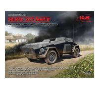 Modellino Schermato Sd.kfz. 247 Ausf.b, Tedesco Command Armata Vehicle ICM 35110