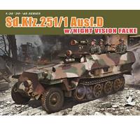 Modellino Schermato Sd.kfz.251/1 Ausf.d W / Night Vision Falke DRAGON 6984 1:3