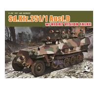 Modellino Schermato Sd.kfz.251/1 Ausf.d W / Night Vision Falke DRAGON 6984 1:3