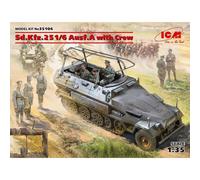 Modellino Schermato Sd.kfz.251/6 Ausf.a Con Crew ICM 35104 1/35ème Char Per
