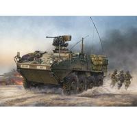 Modellino Schermato US Light Armored Vehicle " Stryker " 2004 TRUMPETER 00375 1/
