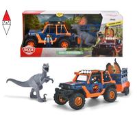 MODELLINO SIMBA DINO COMMANDER CM. 40 LUCI E SUONI + 2 DINOSAURI E PERSONAGGIO